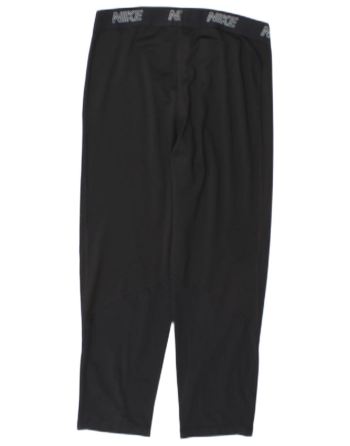 Leggings Nike Dri Fit Graphic Capri da donna UK 14 Large Nero Poliestere