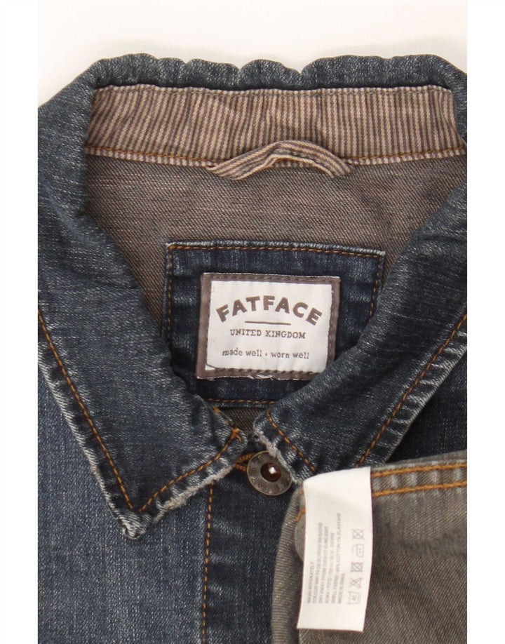 Giacca di jeans da donna Fat Face UK 14 Cotone blu medio