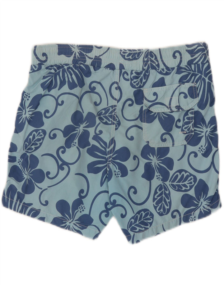 Pantaloncini da bagno da uomo Fred Perry Small blu floreale in poliammide