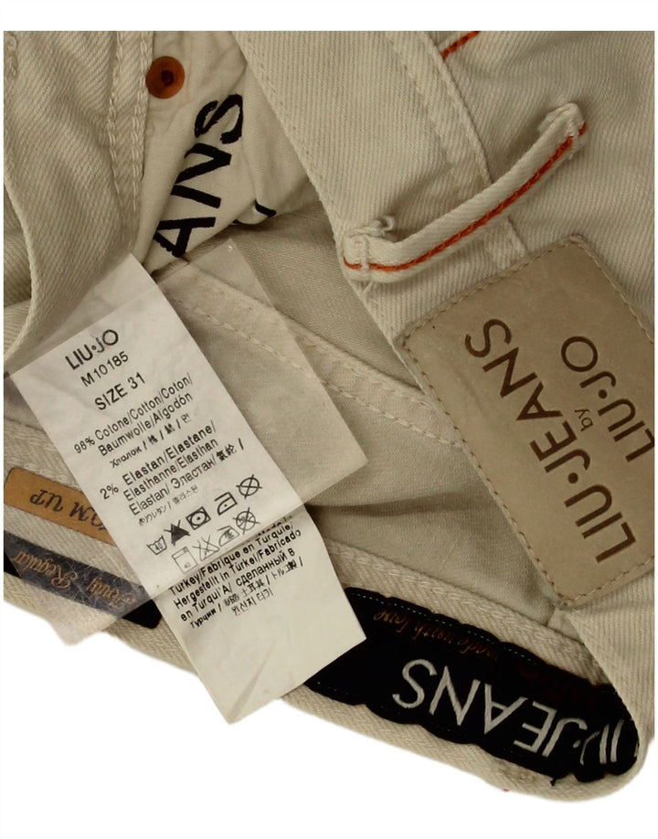 Pantaloncini casual regolari da uomo Liu Jo W31 in cotone beige medio