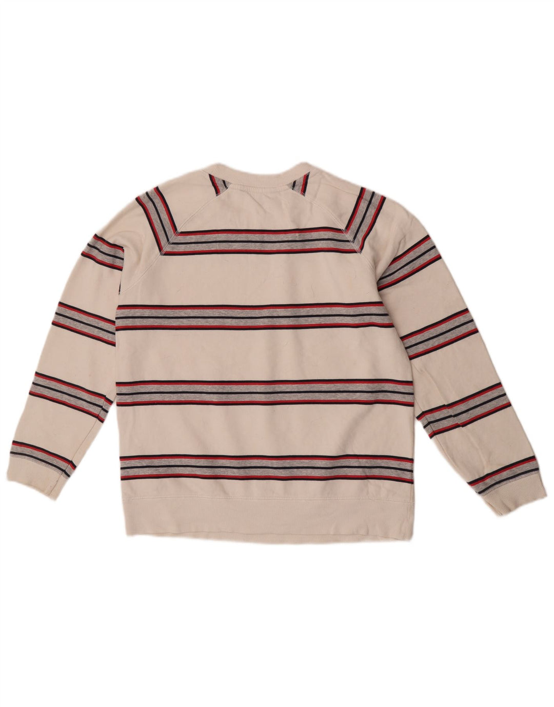 Crew Clothing Felpa oversize da donna Maglione UK 10 Small White Striped
