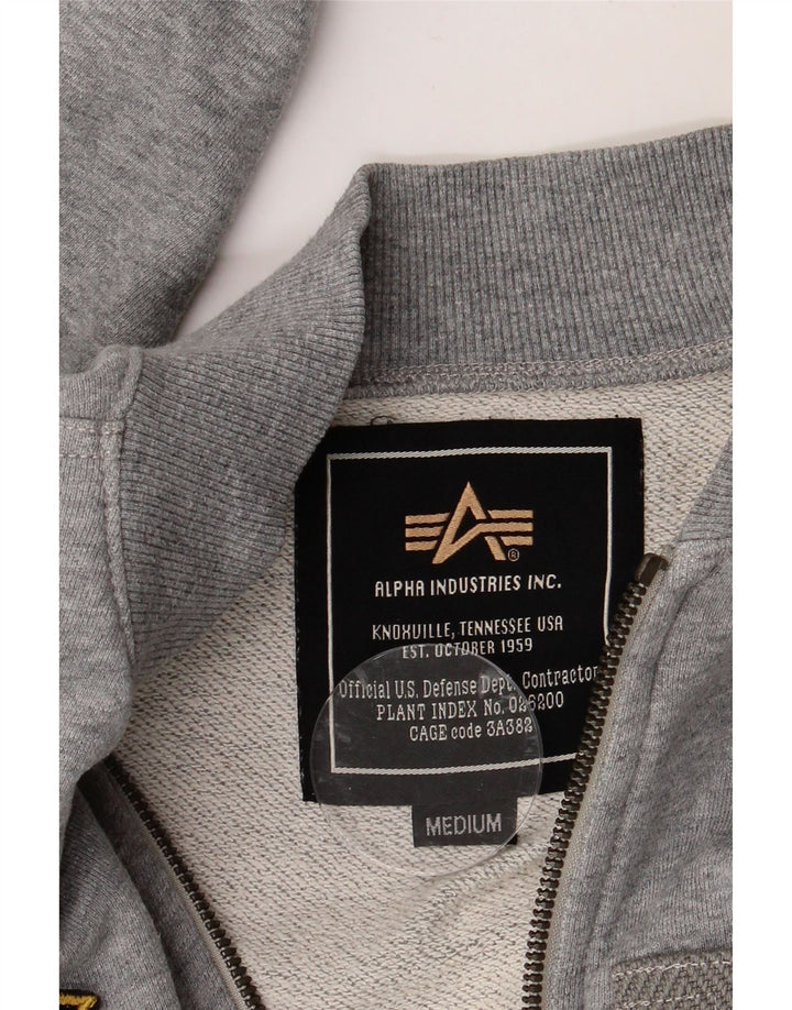 Giacca da tuta da uomo ALPHA INDUSTRIES Grigio medio