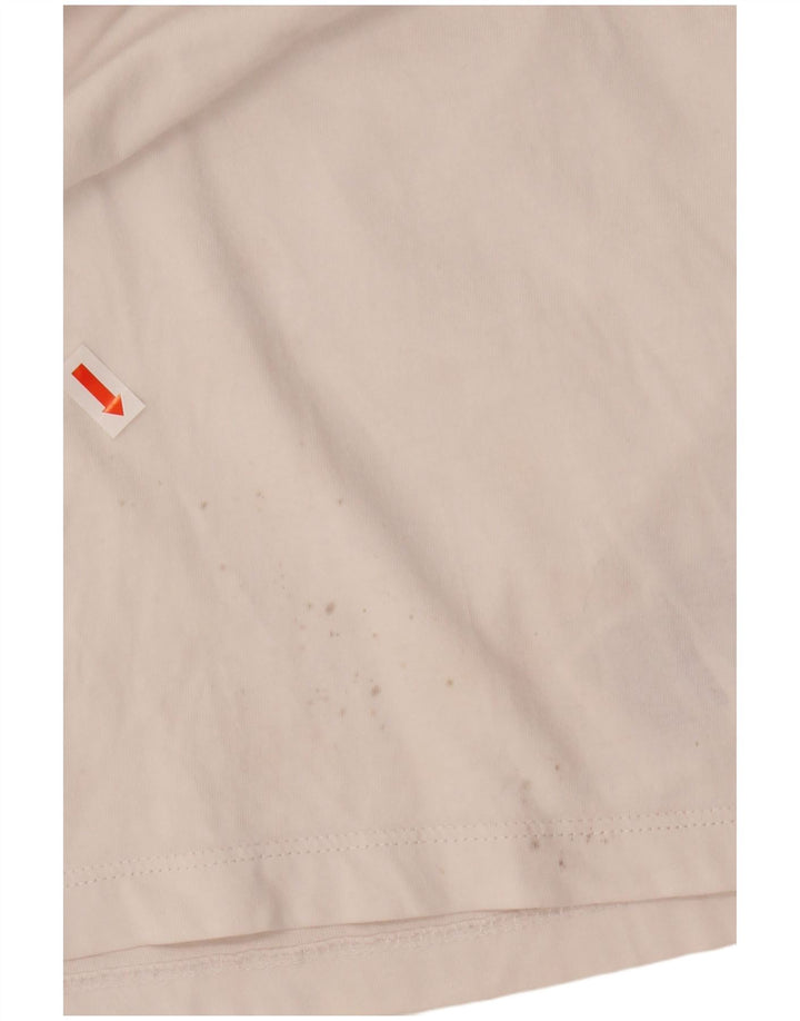 T-shirt grafica da uomo Timberland Top grande in cotone bianco