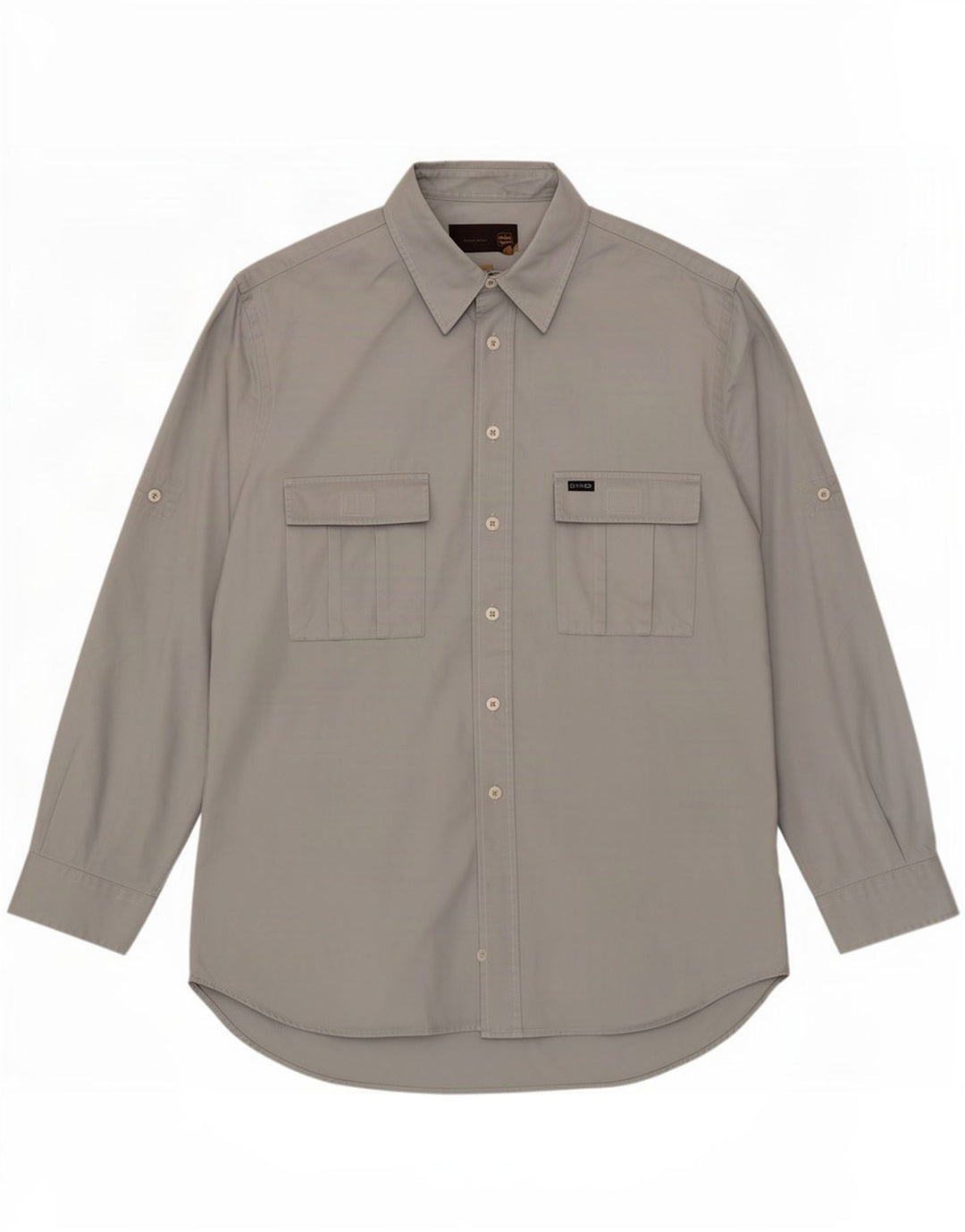 Camicia Uomo Gas Large in Cotone Grigio