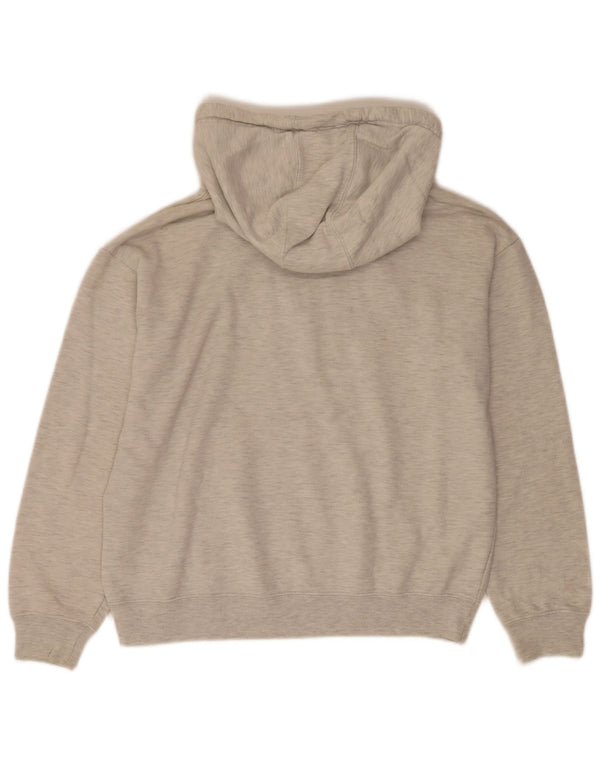Maglione con cappuccio oversize grafico da donna Champion UK 10 piccolo grigio chiazzato