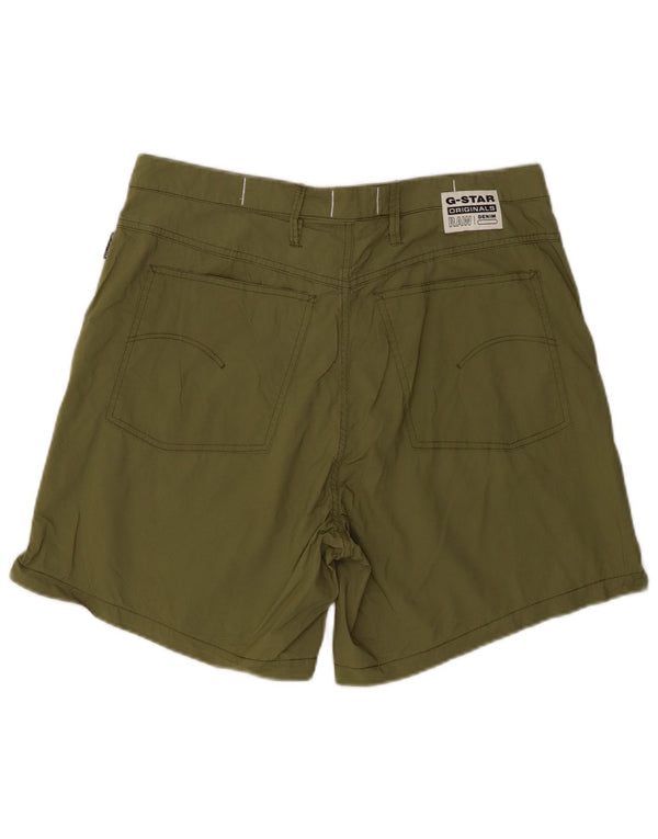 Pantaloncini chino da uomo G-Star W29 piccoli in cotone kaki