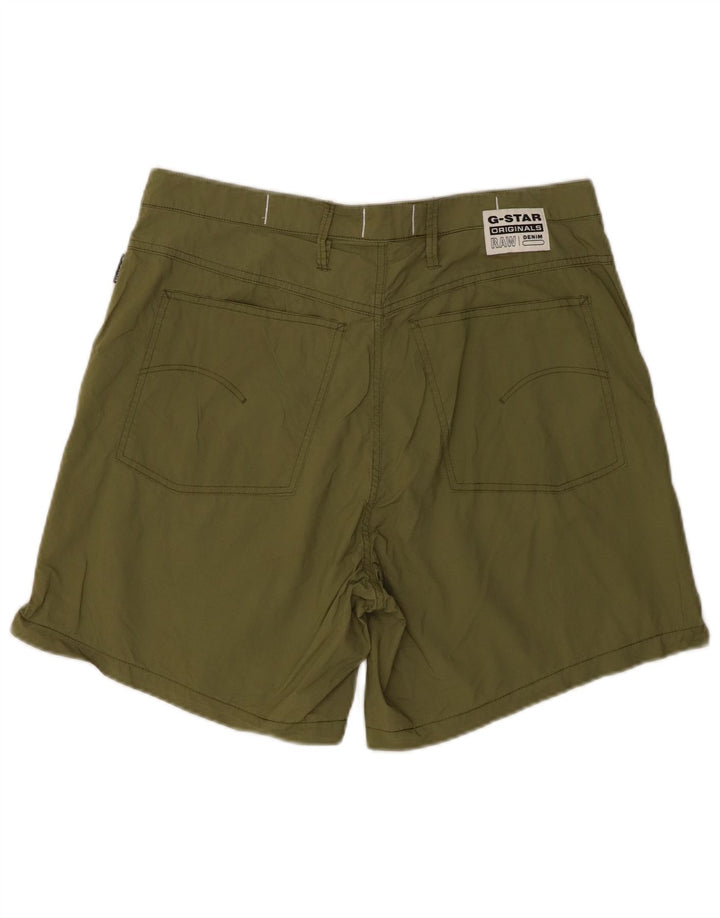 Pantaloncini chino da uomo G-Star W29 piccoli in cotone kaki