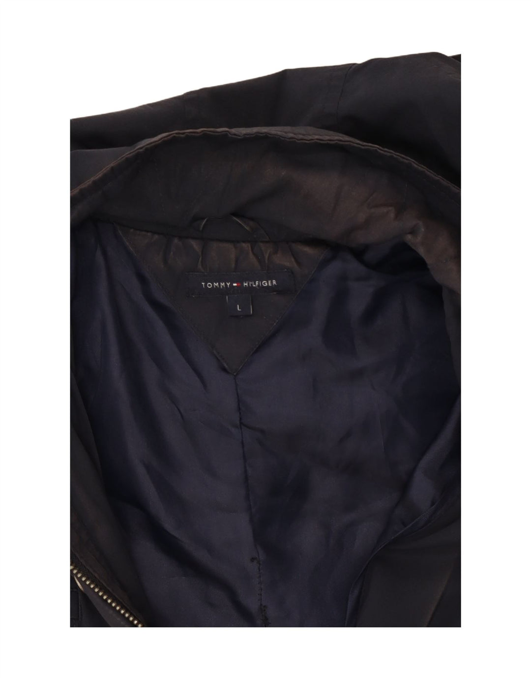 Giacca utility con cappuccio da donna Tommy Hilfiger UK 16 Large Blu Navy