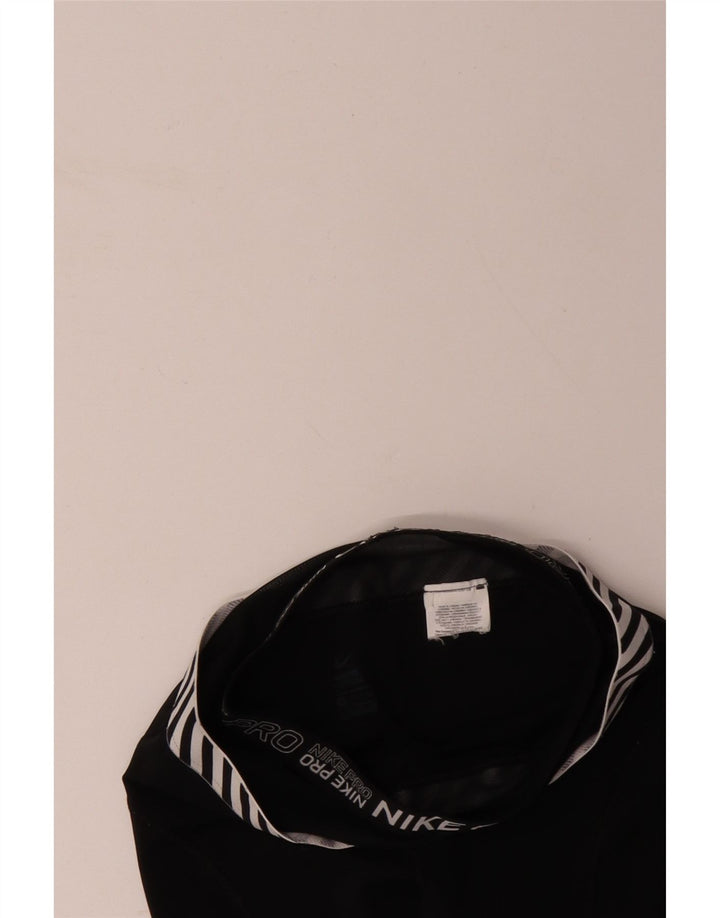 Leggings grafici da donna NIKE UK 8 piccoli neri