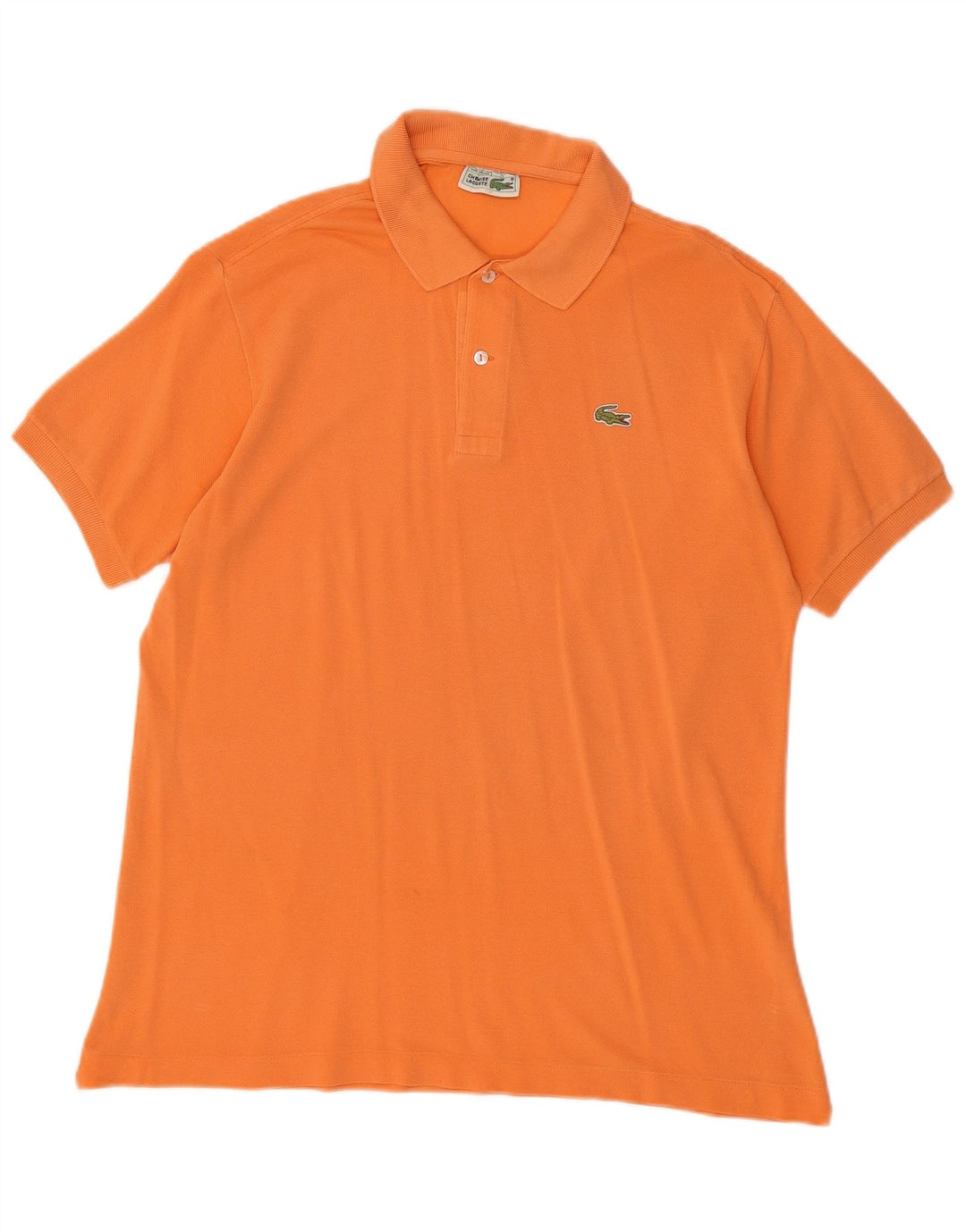 Polo da uomo LACOSTE taglia 5 grande in cotone arancione
