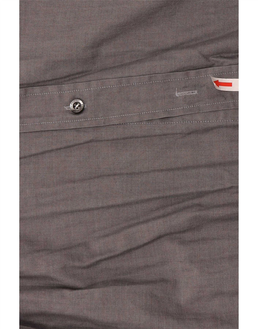 Camicia da uomo Enrico Coveri taglia 40 15 3/4 cotone grigio medio