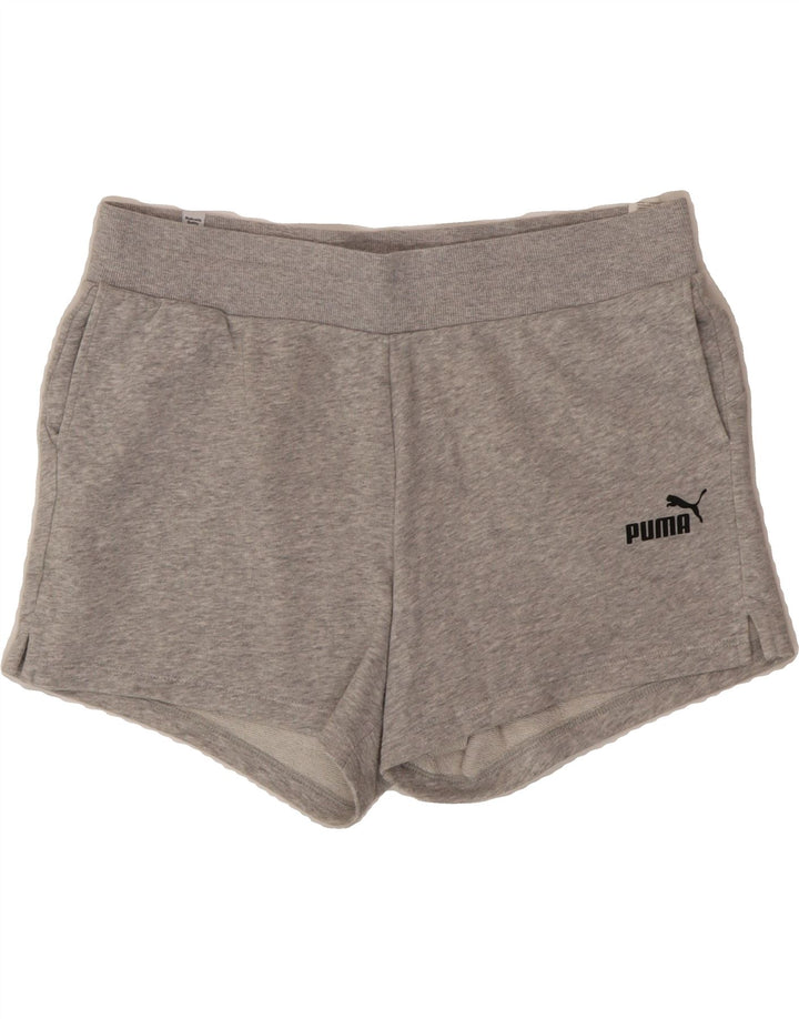 PUMA Womens Sport Shorts UK 14 Medium  Grey Cotton Vintage Puma and Second-Hand Puma from Messina Hembry 
