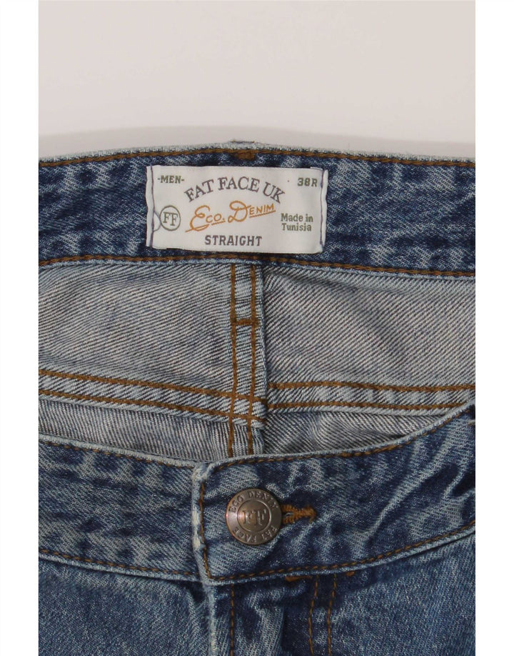 Jeans dritti da uomo Fat Face W38 L30 Blu