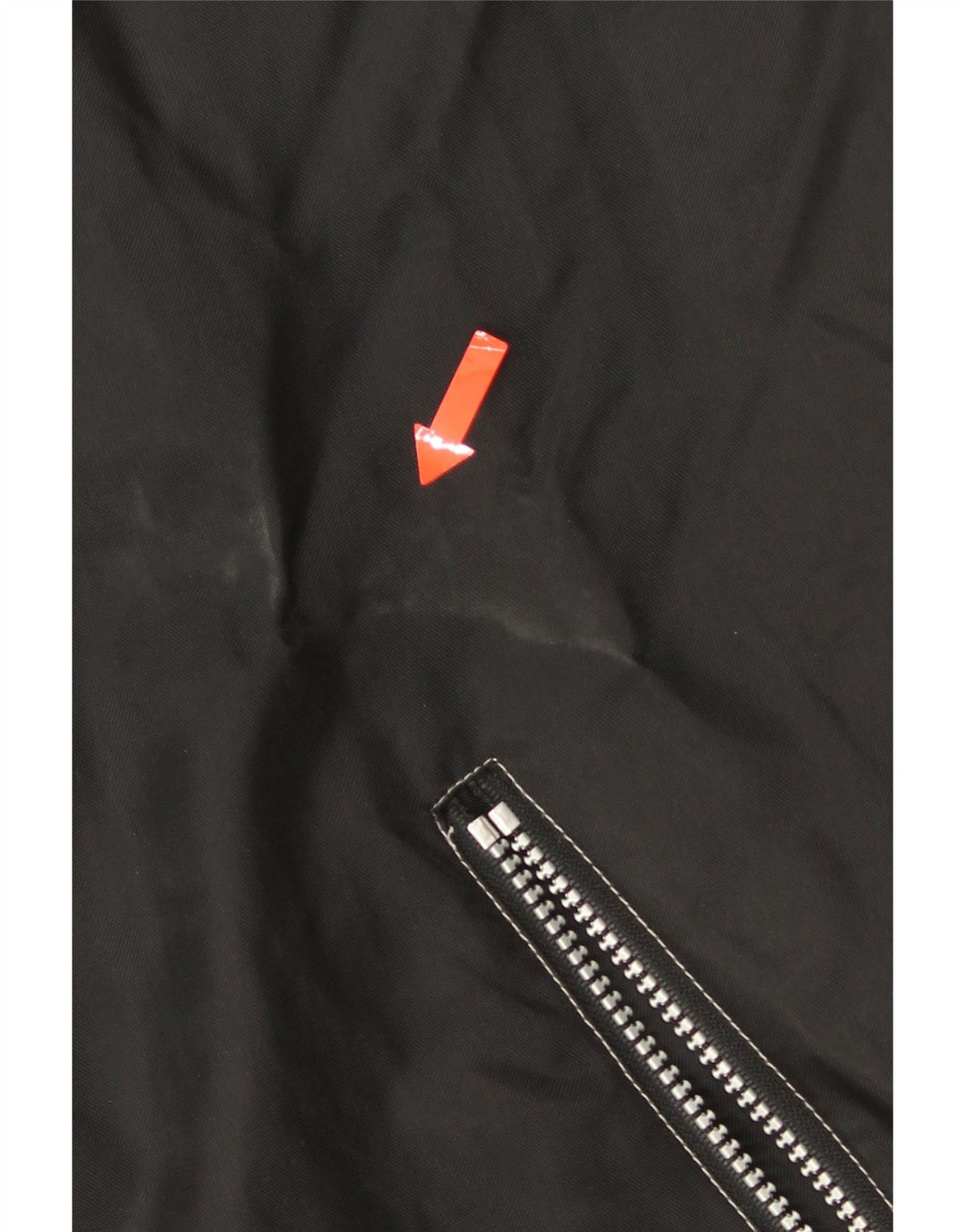 Giacca a vento con cappuccio da uomo CHAMPION UK 38 Medium Nero Poliammide