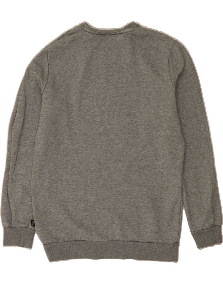 PUMA Womens Sweatshirt Jumper UK 6 XS Grey Cotton Vintage Puma and Second-Hand Puma from Messina Hembry 