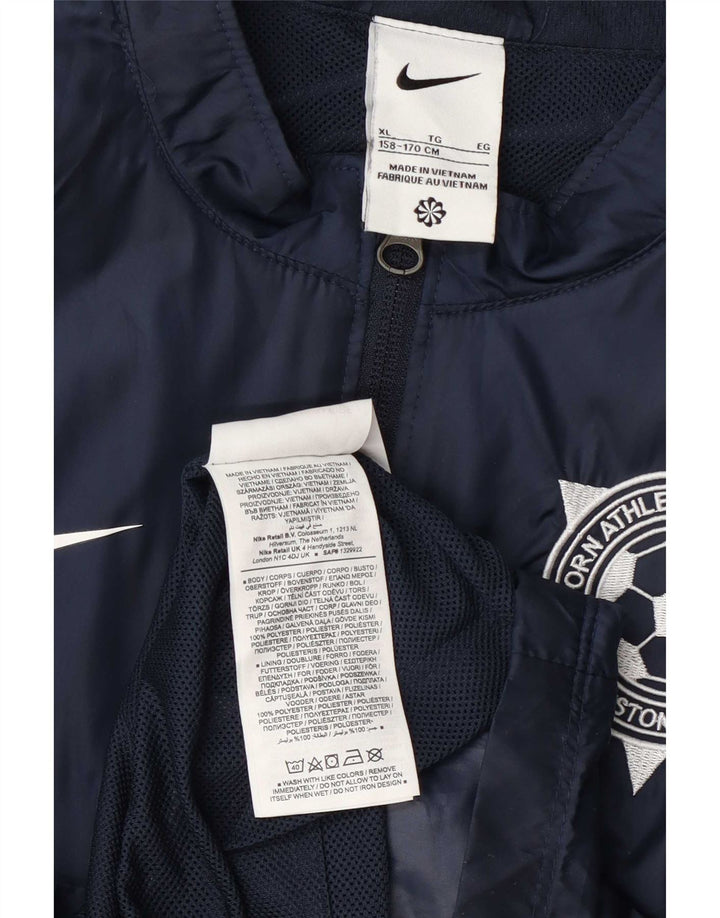 Giacca superiore della tuta da ragazzo Nike 13-14 anni XL Blu navy