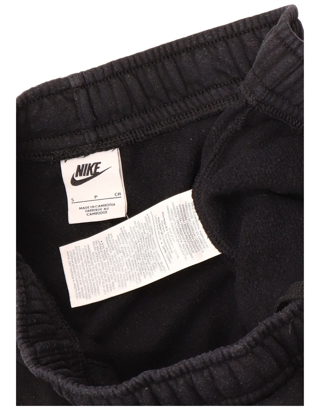 Pantaloni da tuta Nike da uomo Cargo Joggers piccoli in cotone nero
