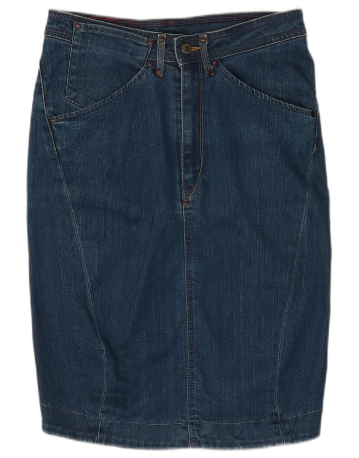 Gonna di jeans da donna Levi's W28 in cotone blu medio