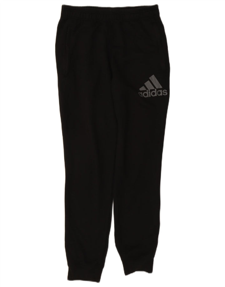 Pantaloni da jogging Adidas Climalite Graphic da uomo, piccoli, neri