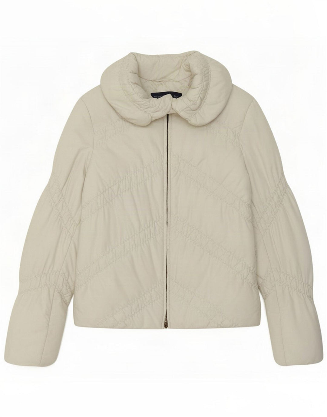 Piumino Donna Trussardi Jeans IT 40 Small Bianco Poliestere