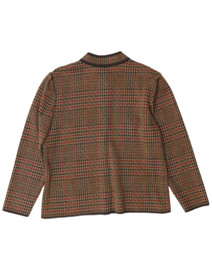 Giacca blazer da donna in maglia a 6 bottoni STIZZOLI IT 48 XL pied de poule marrone