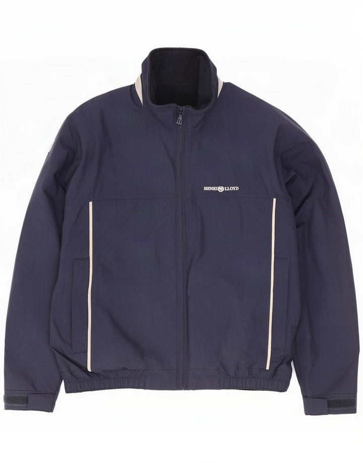 Giacca antivento da uomo Henri Lloyd UK 38 Medium Navy Blue Nylon