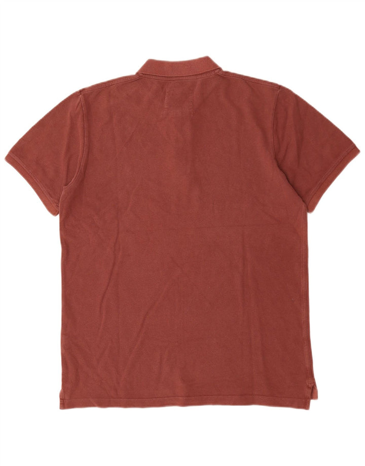 Polo da uomo Jack Wills in cotone marrone medio