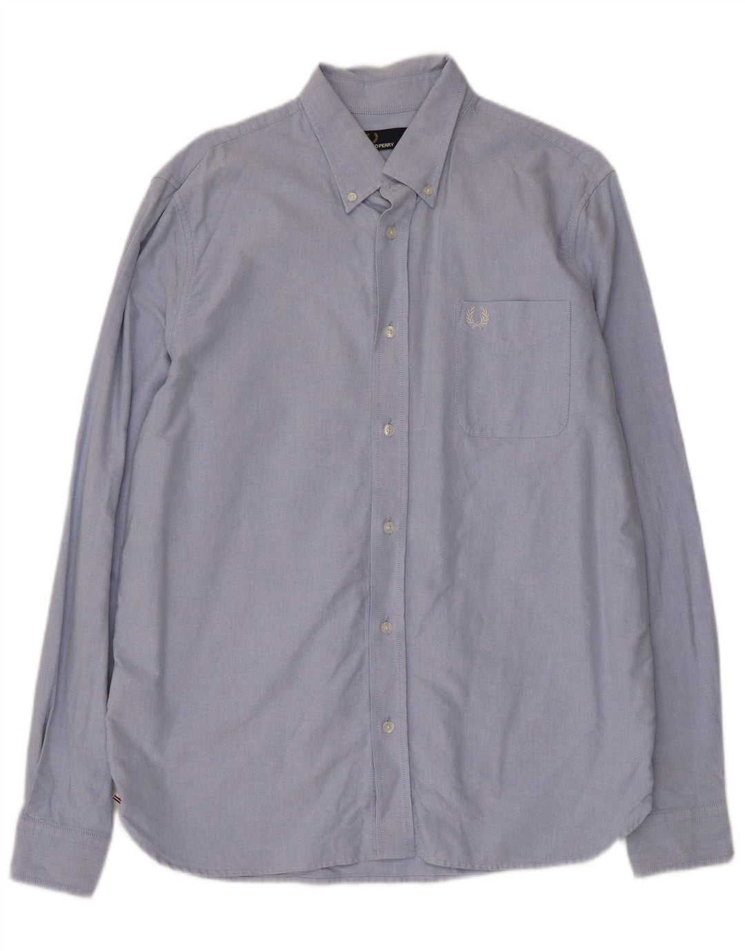 Camicia Uomo Fred Perry Large Blu In Cotone
