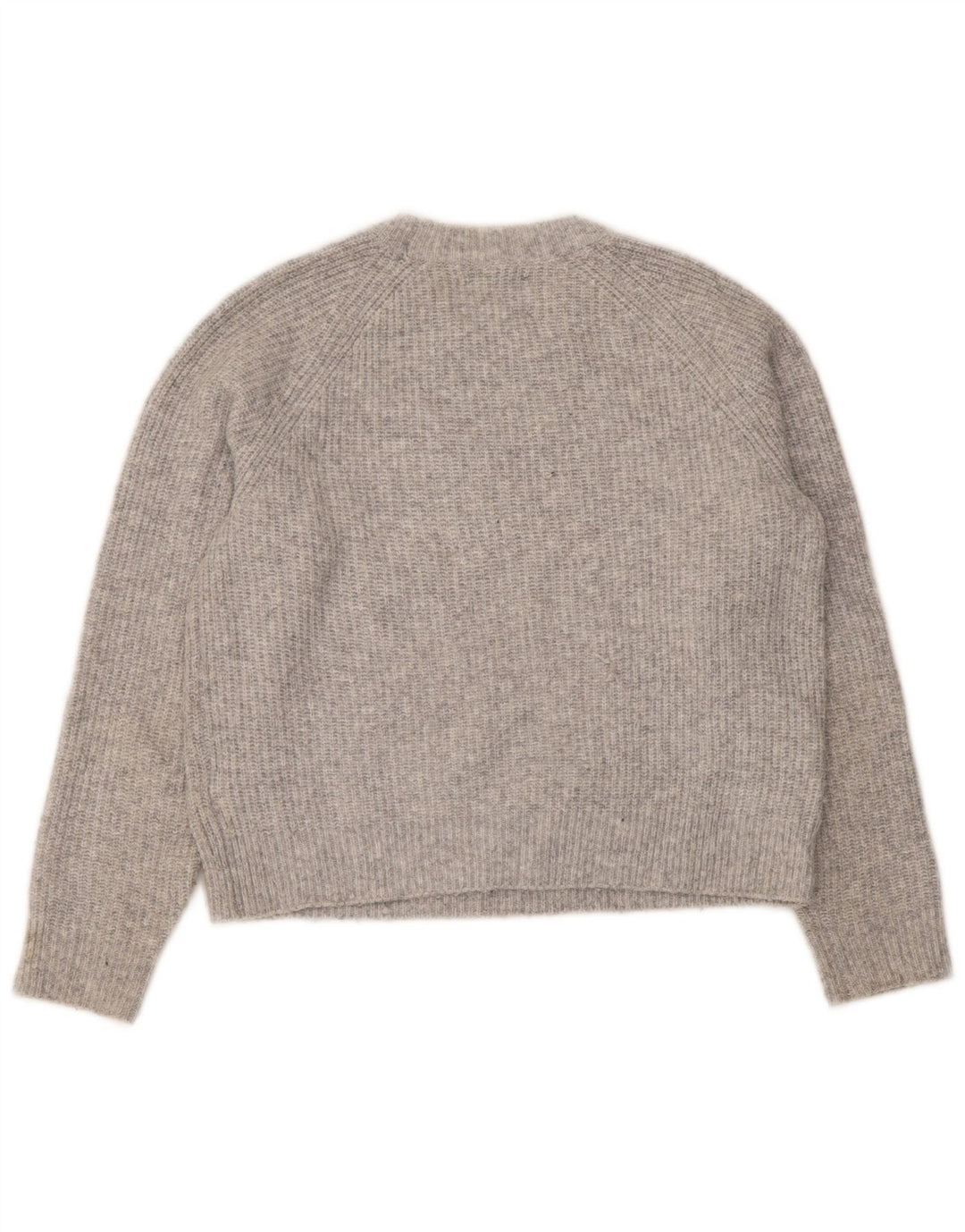 Maglione corto girocollo per ragazze Zara 11-12 anni in poliestere grigio