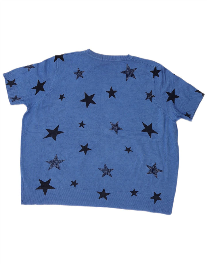 Maglione girocollo da donna Marks & Spencer con motivo astratto UK 20 2XL