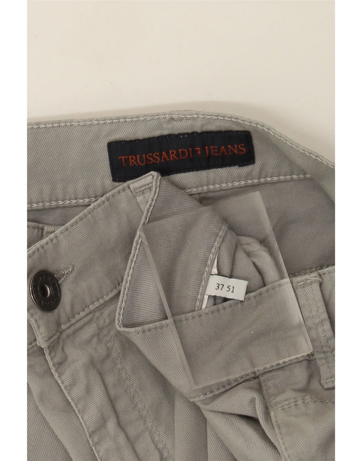 Pantaloni Casual Slim Donna Trussardi W37 L31 Grigi
