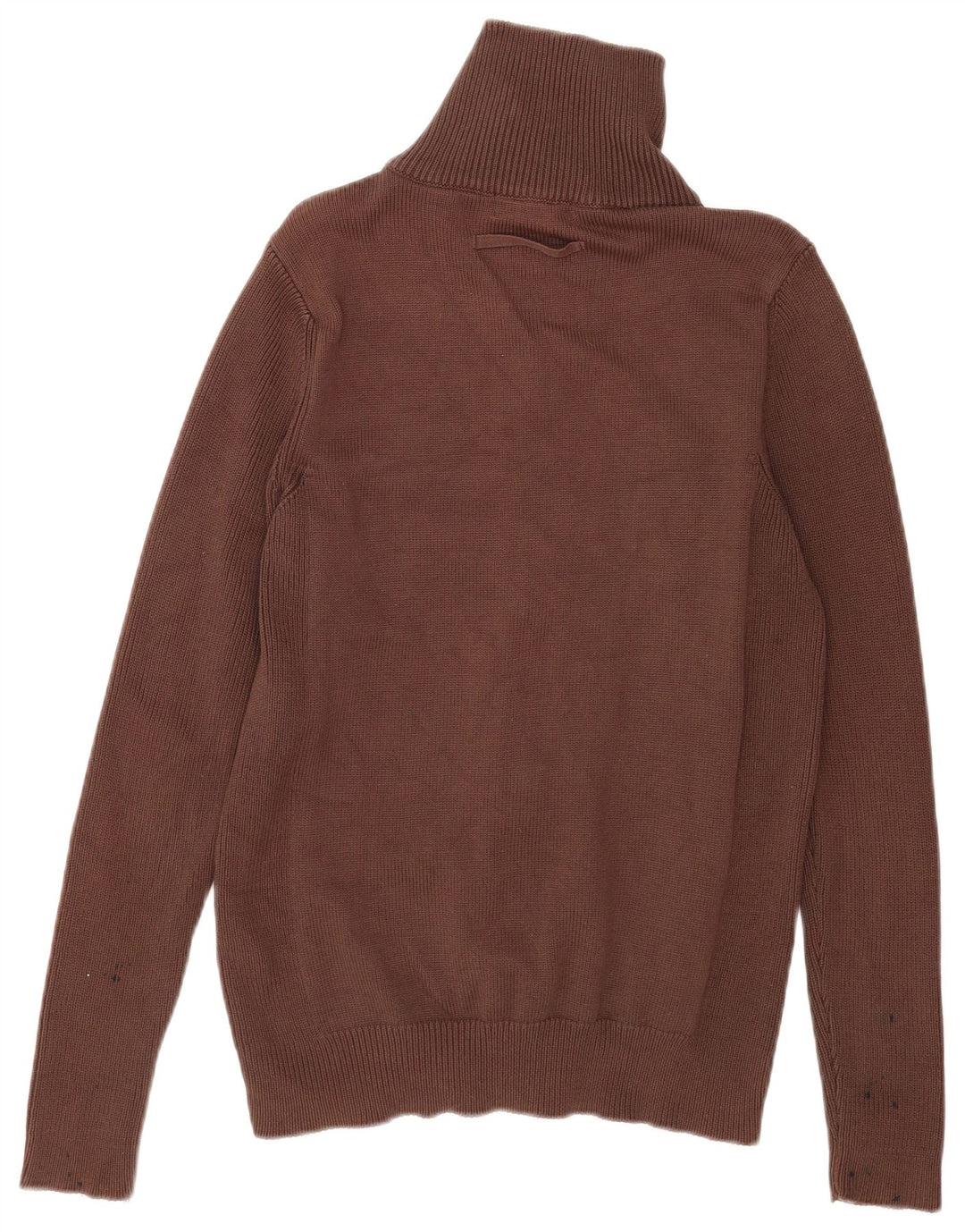 Maglione cardigan da uomo Zara grande in cotone marrone