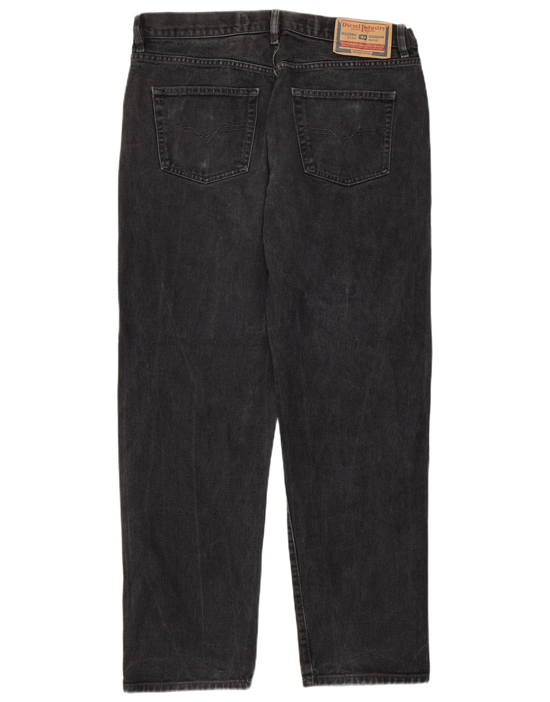 Jeans dritti da uomo Diesel W38 L31 cotone grigio