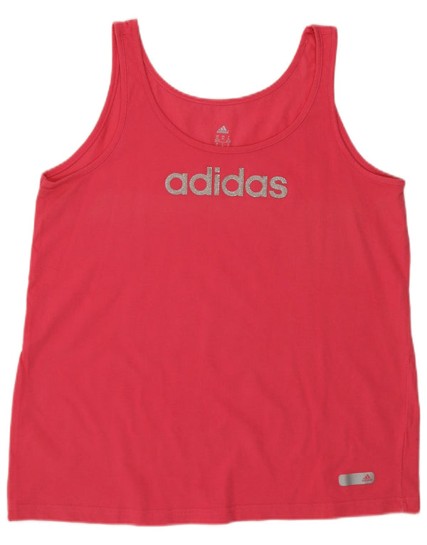 Canotta grafica da donna Adidas UK 20/22 XL Rosa