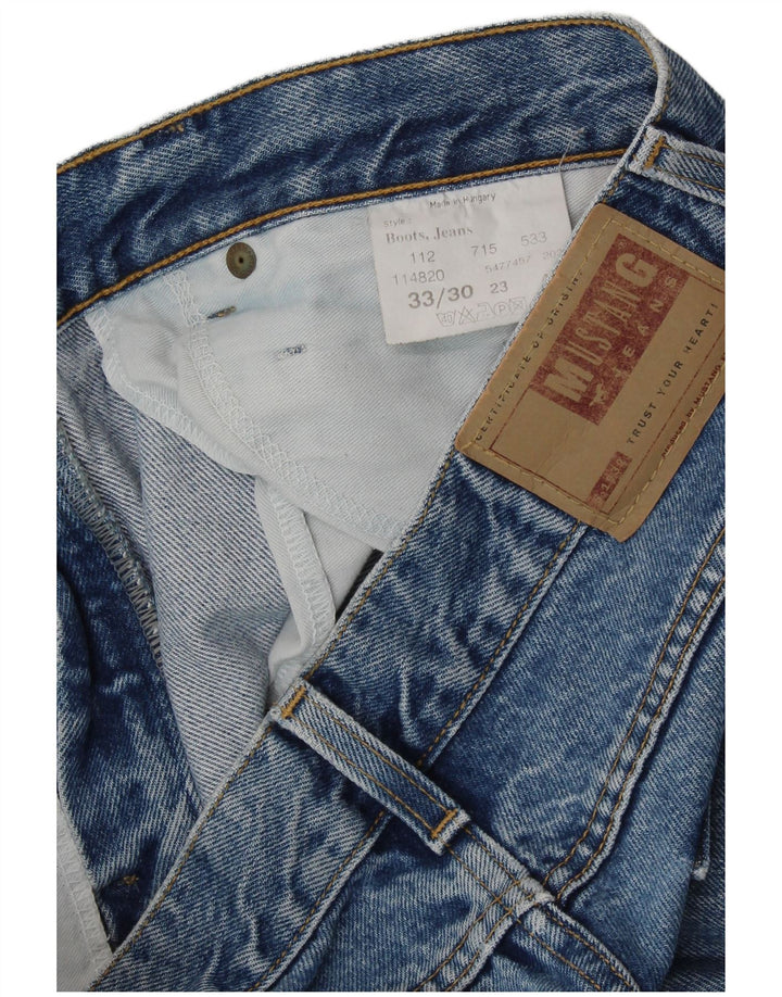 Mustang Jeans dritti da uomo W33 L30 in cotone blu