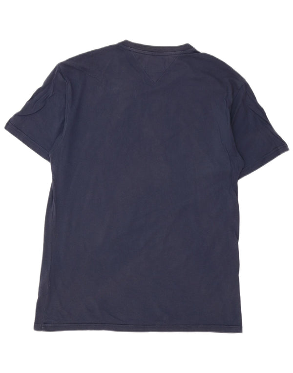 T-shirt da uomo Tommy Hilfiger Top XS blu navy in cotone