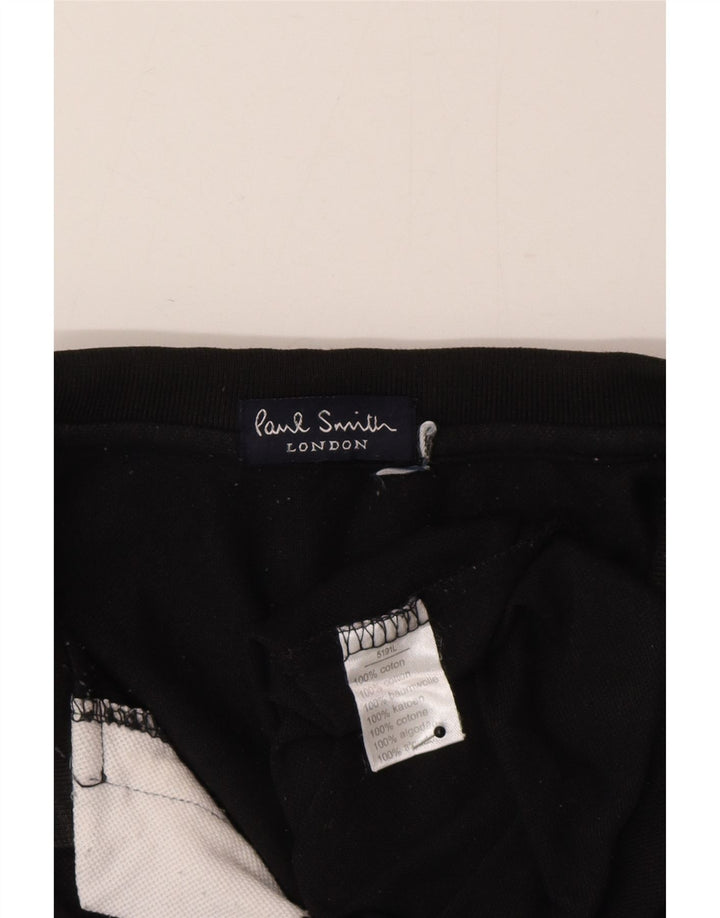 Polo da uomo Paul Smith grande in cotone nero