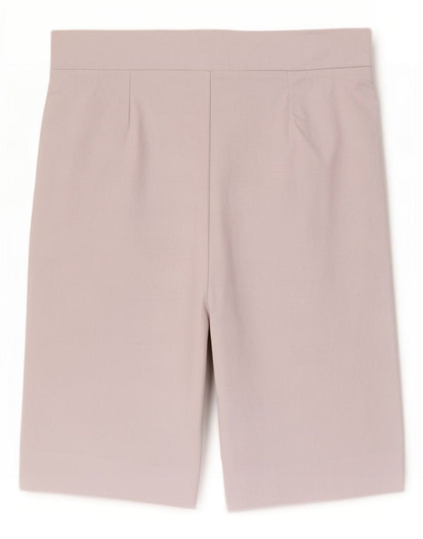 Pantaloncini casual autografi da donna Marks & Spencer UK 18 XL W34 viscosa bianca