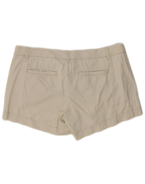 Pantaloncini chino da donna Benetton UK 14 Large W36 Cotone beige