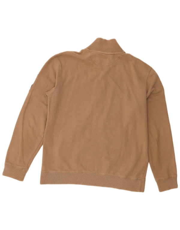 Giacca da tuta da uomo Champion di grandi dimensioni in cotone beige