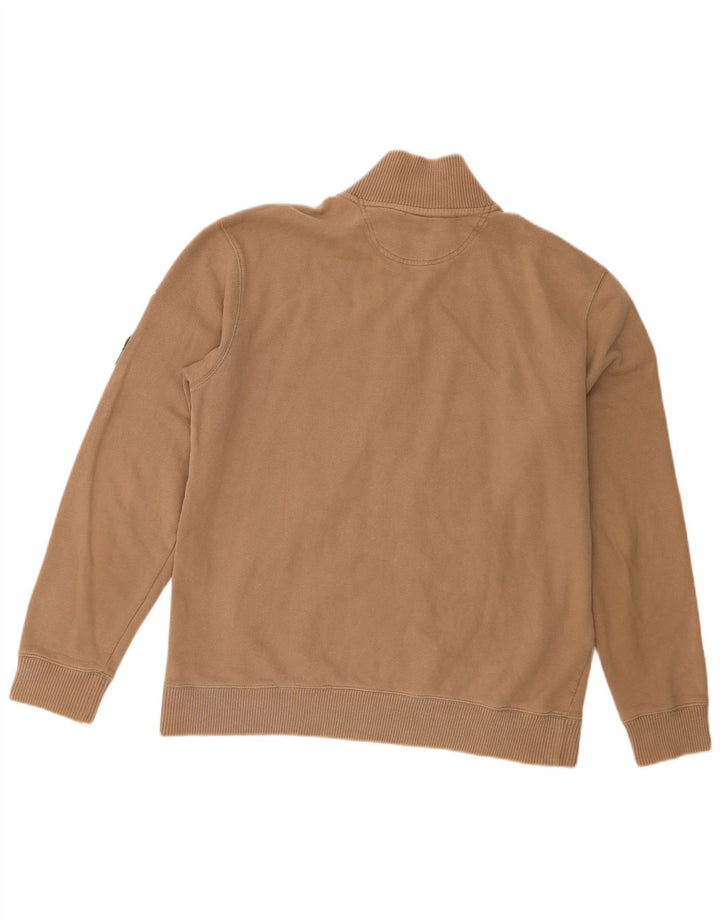 Giacca da tuta da uomo Champion di grandi dimensioni in cotone beige
