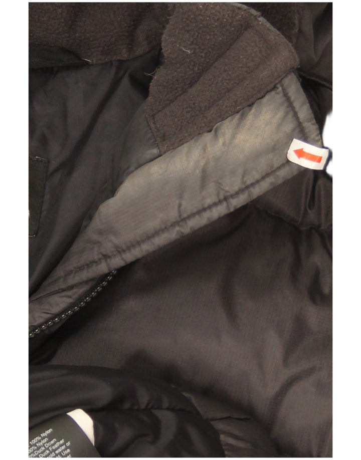 Cappotto imbottito oversize con cappuccio da donna Helly Hansen UK 10 piccolo nylon nero
