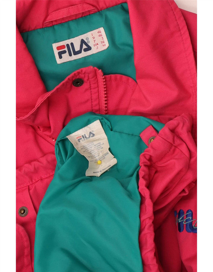 Giacca a vento da donna Fila IT 46 Small Rosa Poliestere