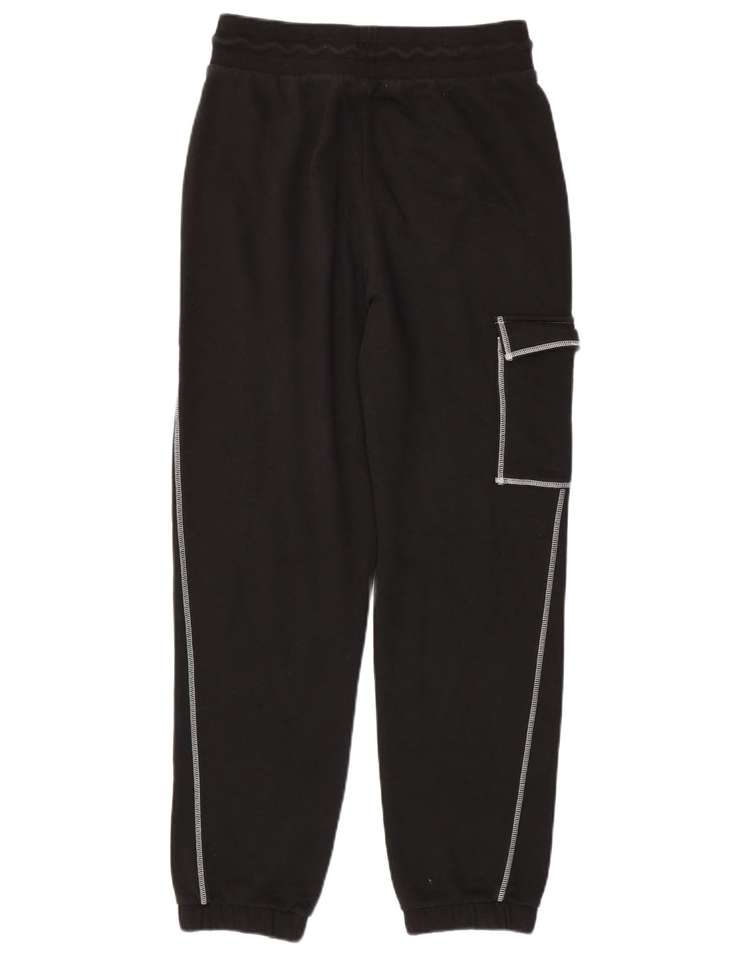 Pantaloni da tuta cargo da donna Puma Joggers piccoli in cotone nero