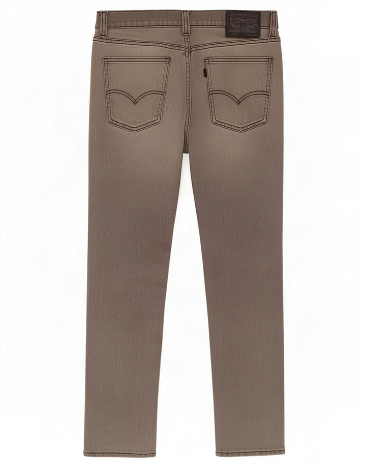 Levi's Uomo 511 Slim Jeans W32 L32 Cotone Grigio