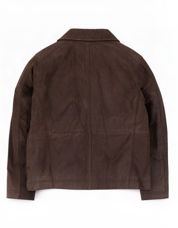 Giacca in pelle Canda da uomo di C&A EU 52 XL Nera