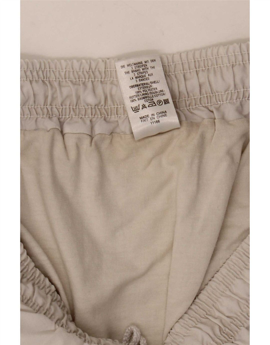 Pantaloncini sportivi da uomo Adidas XL poliestere bianco