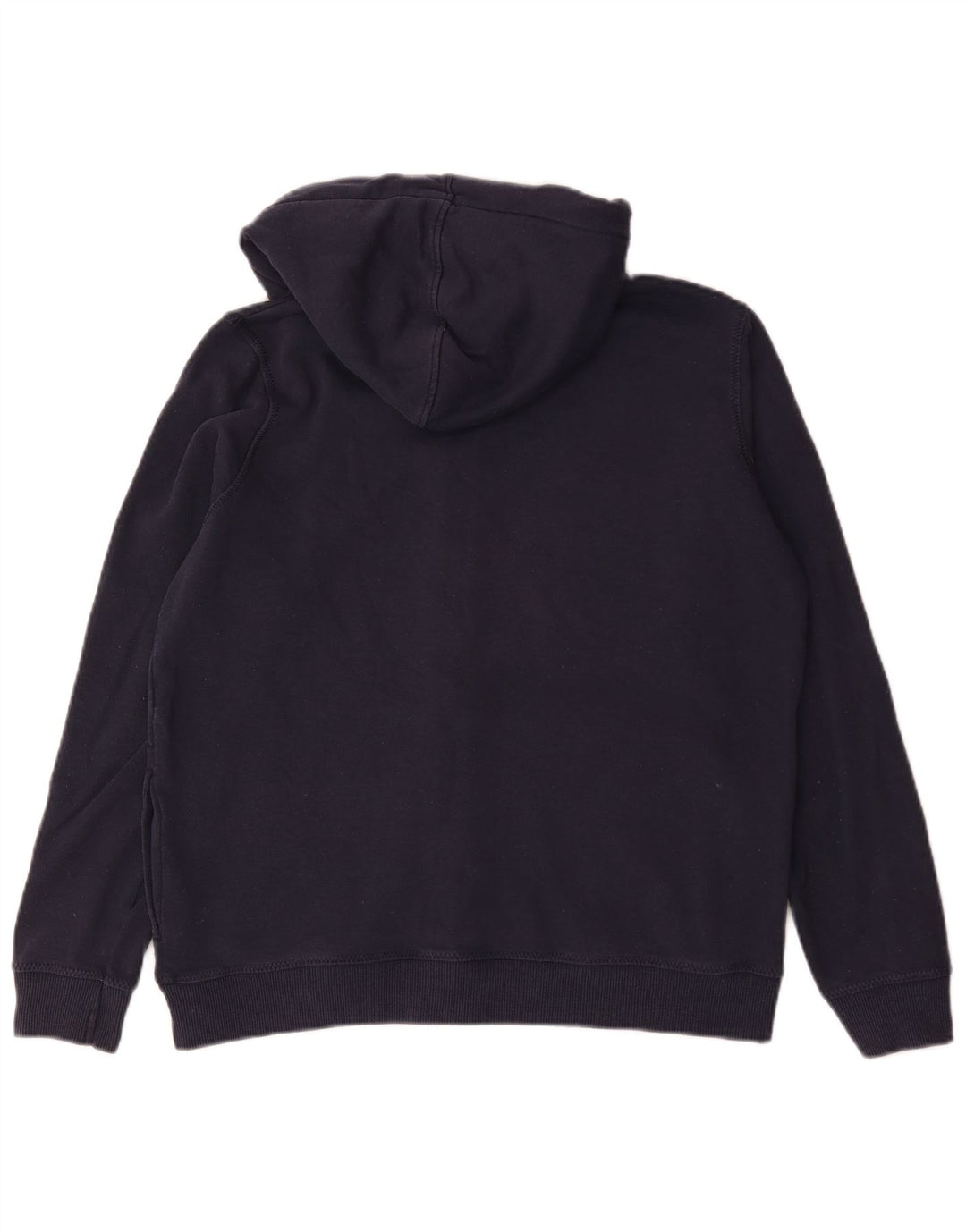 Maglione con cappuccio e zip da uomo Fat Face in cotone blu navy medio