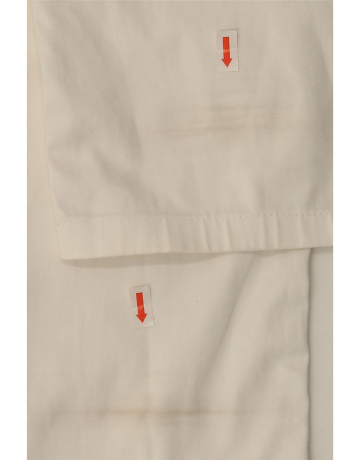 Pantaloni casual slim da uomo Zara EU 40 medi W31 L29 bianchi