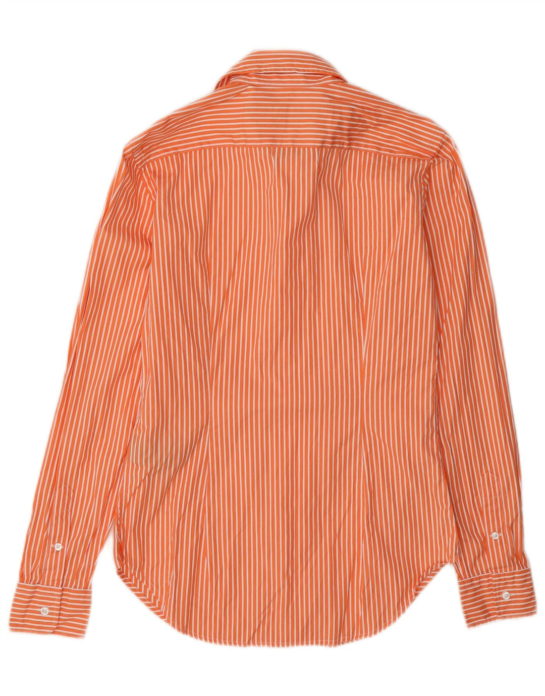 Camicia da donna Ralph Lauren US 4 Small in cotone a righe arancioni